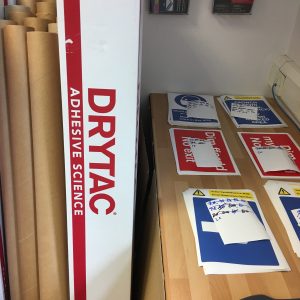 Cardiff University's in-house print department has printed more than 40,000 signs to prepare the campus for students and staff – the majority on Drytac SpotOn wall media.